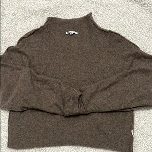 Reformation Taupe Knit Top